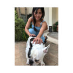 Kashmira Pardesi Instagram - Peppa doesn’t like to be touched. But still there I am. #peppaa🐽 #dogbabyy #mustpateverydogisee