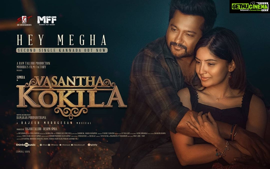 Kashmira Pardesi Instagram - The iconic Actor-Director of #Sandalwood @rishabshetty77 will launch the single #HeyMegha from @actorsimha 's #VasanthaKokila tomorrow at 5 pm 🎵@rajeshmurugesanable ✍️ @nagarjun_sharma 🎤@shakthisreegopalan @thevijayyesudas @actorsimha @kashmiraofficial @ramanan_purushothama @gopiamar @rajeshmurugesanable @vivek__harshan @silva_stunt @stunner_sam @sherif_choreographer @viji_wonderwomen_ @sri_filmmaker @nandini_kalappa @raksha_ravikkumar @abinayap.98 @sathissundarraj @tuneyjohn @srtentertainments @ramtalluri @kreshmenon @mudhrasfilmfactory.offl @vasanthamullaithemovie @thinkmusicofficial @manjukanthpro #BobbySimha #KashmiraPardesi #ramananpurushothama #GopiAmarnath #RajeshMurugesan #vivekharshan #Silva #sherif #nandinikalappa #ReshmiMenon #tuneyjohn #srtentertainments #ramtalluri #mudhrasfilmfactory #ThinkMusic #digitallynow #proyuvraaj #Tamil #telugu #Kannada #FirstLook #Still