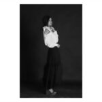Kashmira Pardesi Instagram - One of the most elegant designs I shot for in NIFT Mumbai. Major #throwback Designer @raaga_kasiraj #fashion #shoot #throwback #blackandwhitephotography #yohjiyamamotoinspired #design #collegethrowback