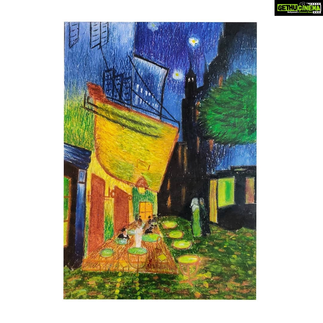 Kashmira Pardesi Instagram - We Lost Vincent Van Gogh today 129 years ago. Found this amateur attempt that I had made in college. And the obsession with the loving Van Gogh rushed back. May we have more like you Vincent. Perhaps they're listening now. #rememberingvincent #vincentvangogh #starrystarrynight #donmclean #heisthere #