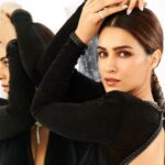 Kriti Sanon Instagram - A little black dress is great.. But its even better when its backless, with cut-out, a plunging neckline and a slit.. 😉 Outfit : @aadnevikofficial