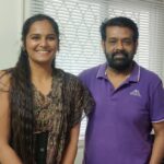 Lakshmi Priyaa Chandramouli Instagram - Very very happy for my director @directorvasanth.official for the recognition for this film with 3 National Awards. A film he made straight from his heart and as a dedication to his guru. I'm also filled with gratitude for him picking me to give life to 'Sivaranjani'. I finally got to meet him and express my joy and gratitude! Congratulations and Thank you once again sir! Salute! If you want to watch our film, it's on @sonylivindia :) #NationalAwardWinners #68thNationalFilmAwards #SivaranjaniyumInnumSilaPengalum #BestTamilFeatureFilm #BestSupportingActress #BestEditor #Gratitude #ThankYouUniverse #UnfilteredJoy #StillProcessingIt