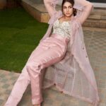 Lavanya Tripathi Instagram - "Pink power." 🌸 Wearing @archanaraolabel Styled by @rashmitathapa Styling team @aishwarya128 Shot by @kalyanyasaswi