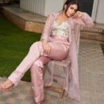 Lavanya Tripathi Instagram - "Pink power." 🌸 Wearing @archanaraolabel Styled by @rashmitathapa Styling team @aishwarya128 Shot by @kalyanyasaswi