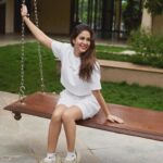 Lavanya Tripathi Instagram - Smile, breathe and go slowly 🐢 . . . Wearing @chorder.co x @shekharkamble 📸 @kalyanyasaswi