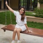 Lavanya Tripathi Instagram – Smile, breathe and go slowly 🐢 
.
.
.
Wearing @chorder.co x @shekharkamble 

📸 @kalyanyasaswi