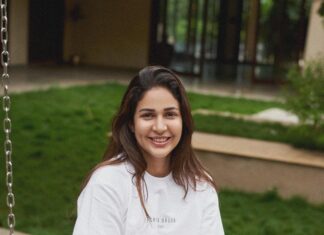 Lavanya Tripathi Instagram - Smile, breathe and go slowly 🐢 . . . Wearing @chorder.co x @shekharkamble 📸 @kalyanyasaswi
