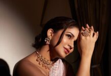 Lavanya Tripathi Instagram - La vie en rose . . . Wearing @kavithaguttaofficial X @spiffypublicrelations Styled by @rashmitathapa Styling team @aishwarya128 @seeta.adhikari.7524 Jewellery @houseofqc Juttis @fizzygoblet Shot by @kalyanyasaswi #happybirthdaypromotions