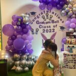 Lisa Ray Instagram - My girls graduation 👩‍🎓 We are so pleased to be part of @masterminds_preschool community ❤️ Special shout-out to @rasnaoberoi @ellemeez for rallying us together for these precious photo-ops and moments Bring on KG1 🌟