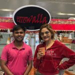 Madhoo Instagram - Anddddd thatsss the start of my trip . My favourite chai in kulhad wah bhai wah 🧡🧡🧡