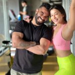 Madhuurima Instagram - Hot and fiery ???? With my coach @sunnyshetty_ #fitness #happiness #strength #strong