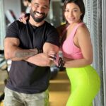 Madhuurima Instagram - Hot and fiery ???? With my coach @sunnyshetty_ #fitness #happiness #strength #strong