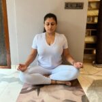 Malavika Instagram – I meditate so that my mind cannot complicate my life🧘‍♀️