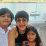 Mandira Bedi Instagram - Me and the monkeys at #lecco .. thank you @bkt_tires and @rajivpoddar for your kindness and hospitality ✨🙏🏽🧿💚 Lecco, Lake Como, Italy