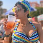 Mandira Bedi Instagram - #aperol on the #costadelsol 🍷 La Playa del Palo