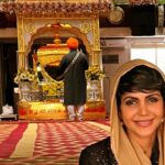 Mandira Bedi Instagram - #AkhandPaath ka #Bhog and #Langar .. in Raj’s name.. This morning with the kids and staff at the #Gurudwara 🙏🏽✨#DhanGurunanak #satnamshriwaheguru 🤍🙏🏽 Gurudwara Dhan Pothar Santacruz West