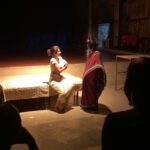 Maya Sundarakrishnan Instagram – Shanthi akka is our cook at @indianostrum.theatre . It was a pleasure performing this moment with her. What a natural performer she is ! 
Rehearsals mode on!