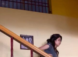 Maya Sundarakrishnan Instagram - Thanks for the love towards this reel. Overwhelmed :) stay tuned for more reels with my boy @theAbishekkumar ❤️ Concept credit : random meme #mayaskrishnan #abishekkumar #tamilreels #dhee #arivu #therukural #enjoyenjaami #viral