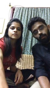 Maya Sundarakrishnan Instagram - True story with @theabishekkumar 
#tamilreels #reels #mayaskrishnan #abishekkumar #trending #tamildialogue