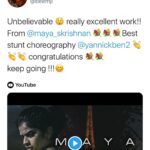 Maya Sundarakrishnan Instagram - 😊❤️ #MayaUnleashed reviews :)