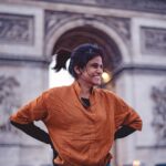 Maya Sundarakrishnan Instagram - Paris il oru corner . PC: @nadodikalaignan Arc de Triomphe