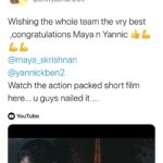 Maya Sundarakrishnan Instagram - 😊❤️ #MayaUnleashed reviews :)