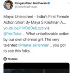 Maya Sundarakrishnan Instagram - 😊❤️ #MayaUnleashed reviews :)