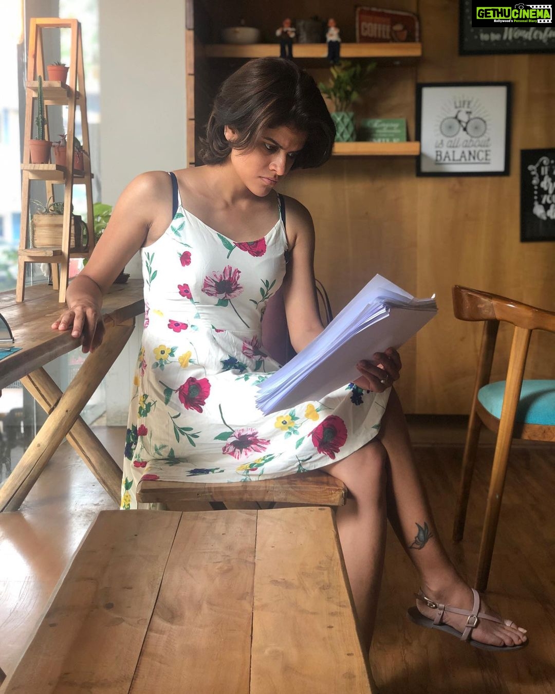 Maya Sundarakrishnan Instagram - My preparation face is a scary phase ... #preppingface #prepbegins #actorslife
