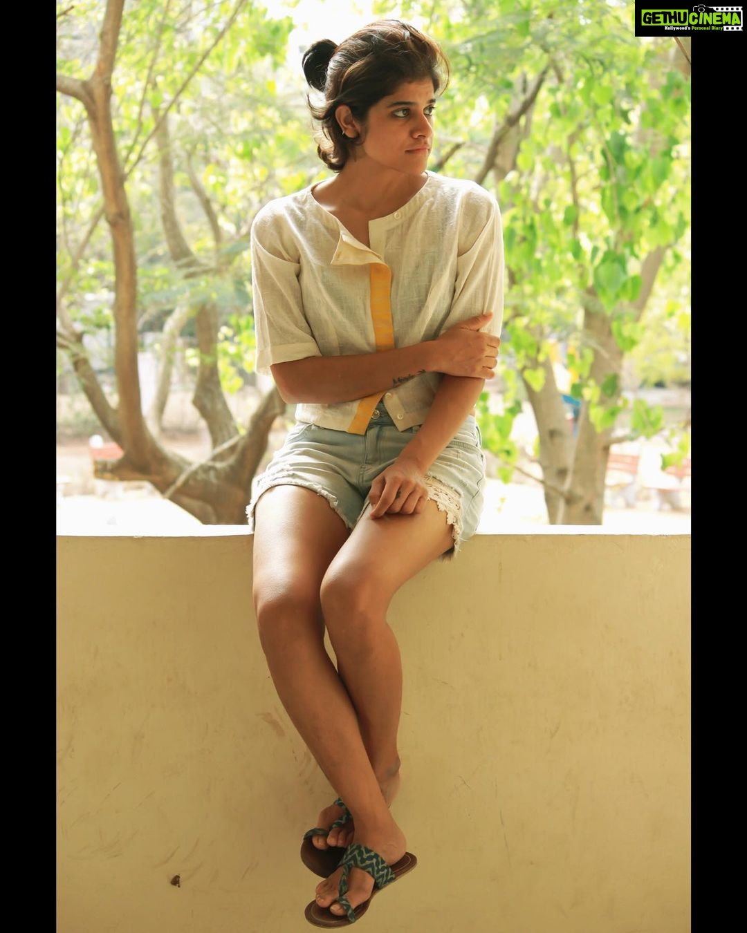 Maya Sundarakrishnan Instagram - Wasosuki wearing @brasstacksindia ❤️ P.C.: @hakuna_matata_sai #actor