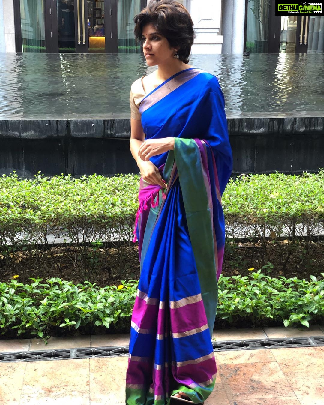 Maya Sundarakrishnan Instagram - Oru kadhai ingu mudiyalam . Mudivilum ondru thudangalaam . Ini yelaaam sugame . #uravugal The Leela Palace Chennai