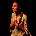 Maya Sundarakrishnan Instagram - I'm always looking to challenge myself as an actor. But I never thought I would have the grit and the courage, to perform in a play like "Nee". Abuse isn't funny. Period. and I hope that art will always be a platform for such stories that NEED to be told. Nee. A story that deserved to be told. I'm truly blessed and grateful that @johnpradeepjl had enough faith in me. Between his team and the incredibly talented @keerthipandian , they not only helped me push my boundaries, they gave me a piece that will FOREVER mean a LOT to me. Thank you @keerthipandian for putting up with my randomness , my show tantrums and last minute changes . We tried to give a voice to the voiceless through “word painting” . I did not know such a term existed untill @singerswagatha told me and she gave the story a whole new elevation, and I hope we get to work together more often. Thank you to everyone who came forward and supported this, and understood that when art disturbs the comfortable, there is a truth in its bones that deserves to be spoken. To everyone involved in the courage that was Erotica, I'm humbled and honoured to have shared the stage with you. Here's to always breaking the shackles, and letting art take charge. The world needs more of that. Happy world theatre day, to artists and audiences across the world. @shakthi.ramani @theatre.nisha @chennaiarttheatre @kamatchikaleeswaran @thevinodhini @mathivananr
