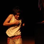 Maya Sundarakrishnan Instagram - I'm always looking to challenge myself as an actor. But I never thought I would have the grit and the courage, to perform in a play like "Nee". Abuse isn't funny. Period. and I hope that art will always be a platform for such stories that NEED to be told. Nee. A story that deserved to be told. I'm truly blessed and grateful that @johnpradeepjl had enough faith in me. Between his team and the incredibly talented @keerthipandian , they not only helped me push my boundaries, they gave me a piece that will FOREVER mean a LOT to me. Thank you @keerthipandian for putting up with my randomness , my show tantrums and last minute changes . We tried to give a voice to the voiceless through “word painting” . I did not know such a term existed untill @singerswagatha told me and she gave the story a whole new elevation, and I hope we get to work together more often. Thank you to everyone who came forward and supported this, and understood that when art disturbs the comfortable, there is a truth in its bones that deserves to be spoken. To everyone involved in the courage that was Erotica, I'm humbled and honoured to have shared the stage with you. Here's to always breaking the shackles, and letting art take charge. The world needs more of that. Happy world theatre day, to artists and audiences across the world. @shakthi.ramani @theatre.nisha @chennaiarttheatre @kamatchikaleeswaran @thevinodhini @mathivananr