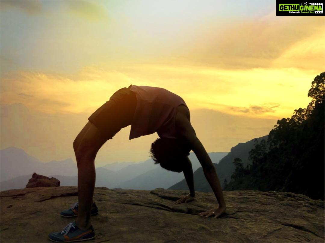 Maya Sundarakrishnan Instagram - at an altitude of 6,600 ft P.C : @suclicks and Vamsi krishnan