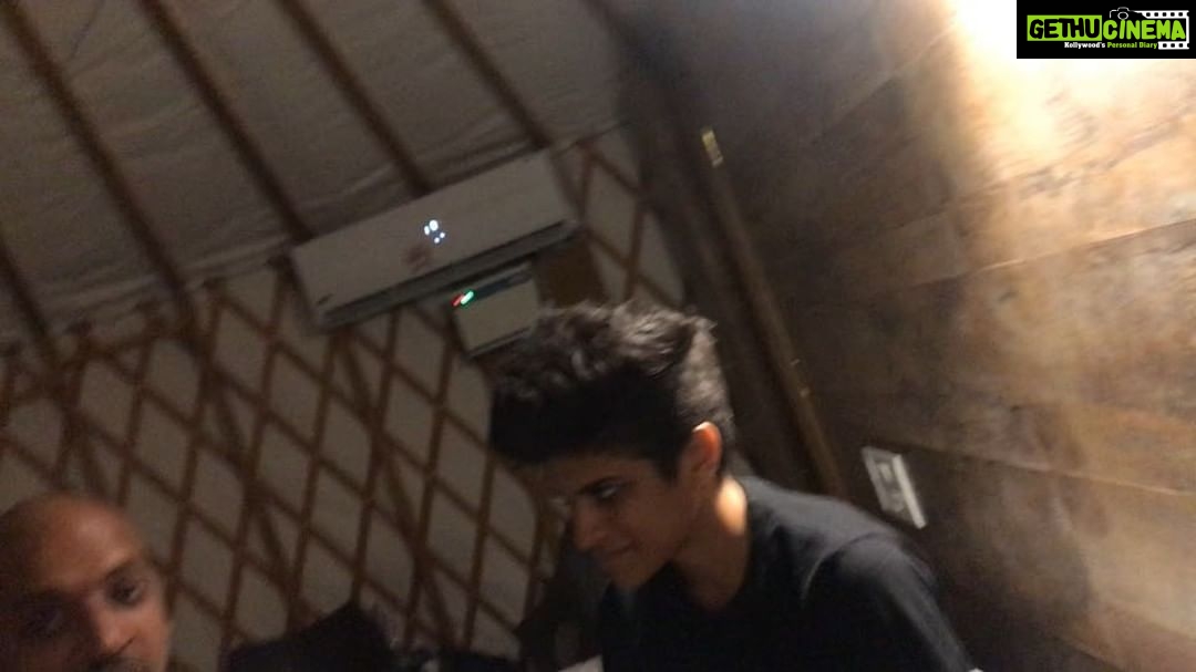 Maya Sundarakrishnan Instagram - Jamming with the rap genius @rblaaze . Thank you BLAAZE / Rajesh Ramanš itās an honour and a privilege to know you ā¤ļø #BtotheAtotheBtotheA #favrapper Thanks for the video my suppota @preethinedumaran