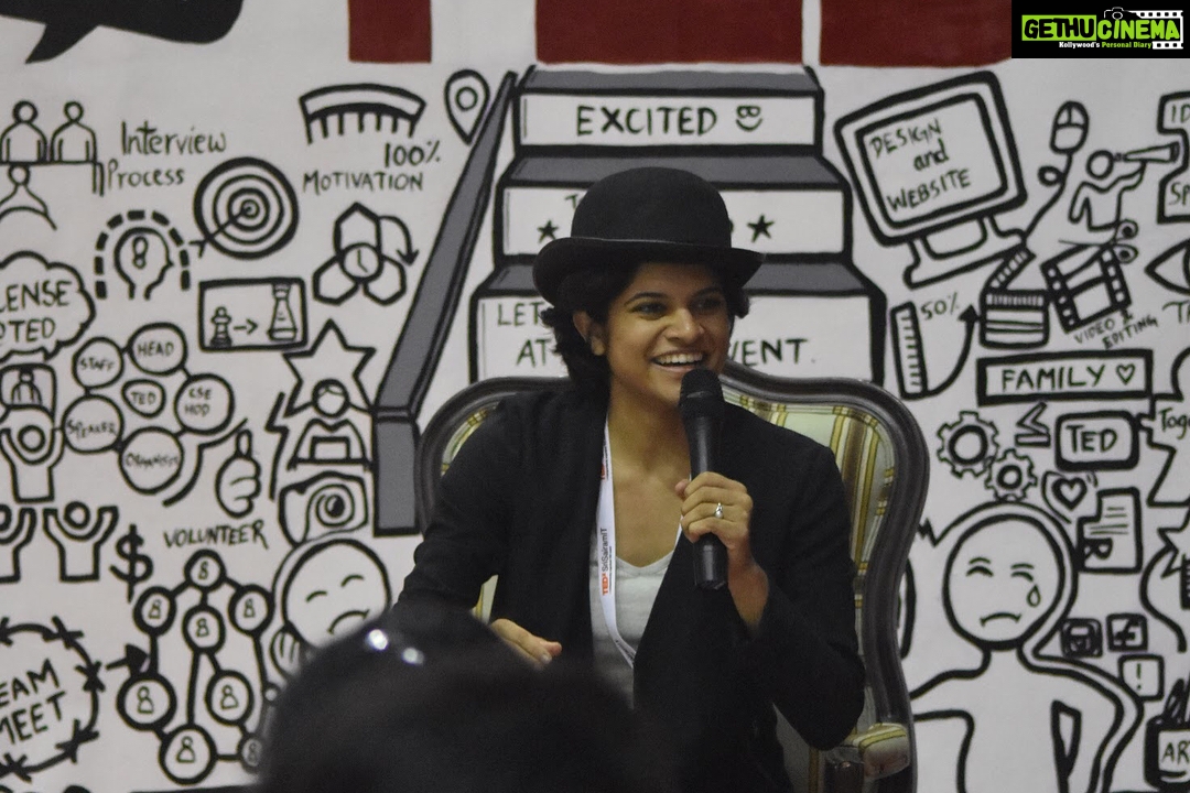 Maya Sundarakrishnan Instagram - 🙏🏻 thank you @tedxsrisairamit for all the love . And thanks for always having my back . ❤️❤️ lots of love P.C.: @stephenkevn