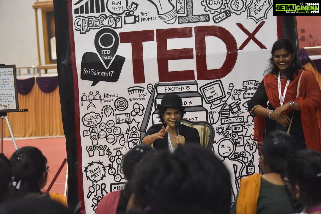 Maya Sundarakrishnan Instagram - 🙏🏻 thank you @tedxsrisairamit for all the love . And thanks for always having my back . ❤️❤️ lots of love P.C.: @stephenkevn