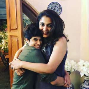 Maya Sundarakrishnan Instagram - ❤️ #neelambarilove @ramyakrishnan_fc Thanks for this picture @ddneelakandan 😘 Chennai, India
