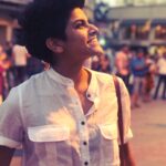 Maya Sundarakrishnan Instagram - Theera! Ula! Kanaa! #istanbullove #dhruvanatchathiram #lifeofanactor 📸@dancersatz Galata Tower
