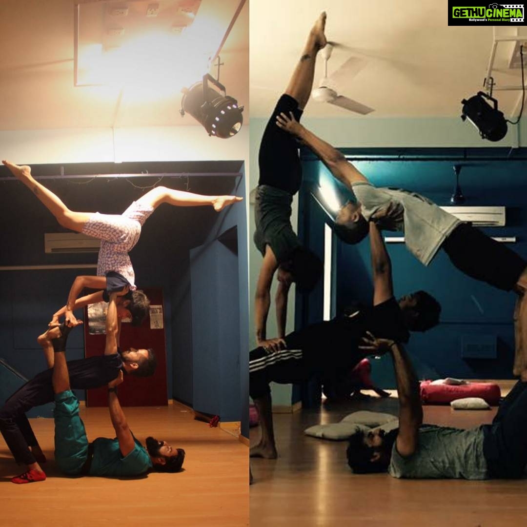 Maya Sundarakrishnan Instagram - 'The Garage Gang - Reloaded'. Working on this incredibly exciting physical theatre piece about a gang of mechanics who can fix a lot more than a broken bike. #thelittletheater #lifeasanactor