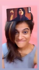 Maya Sundarakrishnan Instagram - This is a cool filter ! 

#vikramfilter #mayaskrishnan #vikram