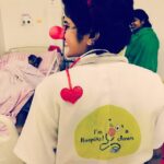 Maya Sundarakrishnan Instagram - Meet Dr Kakamuttai :) #clowndoctor #kauveryhospital Kauvery Hospital Chennai