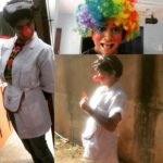 Maya Sundarakrishnan Instagram – Clown doctor :=) I learnt so much about humility, sensitivity by going to hospitals and entertaining children and adults with music, laughter, spontaeneous silliness, and love as a clown doctor . .. The smiles and the laughter that we receive from the children and their parents make my day. The laughter is infectious and it spreads everywhere. Children who were initially in bed watching us, get off them and dance with us, and they pull pranks on us .. we go around the hospital, doing silly walks ,saluting random security guards, saying ‘hello ‘ to other patients, nurses , lab technicians . It is a powerful experience and the connections I made with the people we clowned for was something very different and special. The joy was spread in ripples everywhere and we just could not stop smiling.

I could see how people long for laughter and happiness more than money . 
Thanks @insta_kk_wizard
I love my job :) #hospitalclown
#tlt
#ifeelawsome