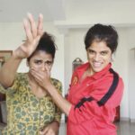 Maya Sundarakrishnan Instagram - Thirumbi vanta en uyira edukka 🤦🏻‍♀️ @mayaskrishnan ! Tag ur annoying siblings 🥴 #creatorlove