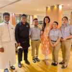 Meenakshi Dixit Instagram – Such a wonderful experience with these little stars during my stay at #radissonbluhotel ..their warmth, hospitality and service made my trip a memorable one! Thanks Guddu and team ❤️

#meenakshidixit #travel #hyderabad Radisson Blu Plaza Hotel Hyderabad Banjara Hills