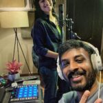 Megha Akash Instagram - Look who’s the new singer in town @meghaakash ! 🎤💥 New song out now ! Link in Bio! 😄 @adithyark.music @ko.sesha @vignesh_sha_pn @tipstamilofficial #LarkStudios #SingleShankarumSmartphoneSimranum