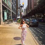 Mehrene Kaur Pirzada Instagram – Chicago 🇺🇸 Chicago Downtown