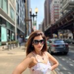Mehrene Kaur Pirzada Instagram - Chicago 🇺🇸 Chicago Downtown