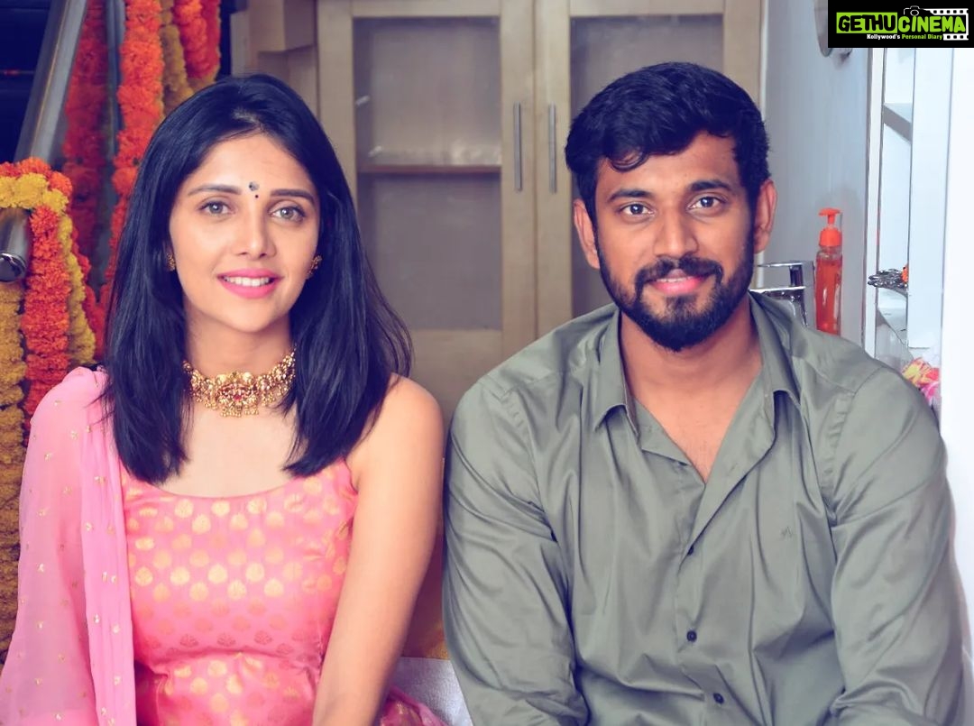 Milana Nagaraj Instagram - Choose loveš¤ Styling:@tejukranthi Outfit:@kalasthreebytejaswinikranthi #KrissMi #milananagaraj #darlingkrishna