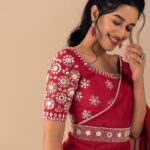 Mirnalini Ravi Instagram - Here comes your Valentine ♥️ #happyvalentinesday Wearing @label_kusumanjali Stylist @navadevi.rajkumar Accessories @rimliboutique @vivahbridalcollections M&H @kaviyaartistry_off Shot by @prachuprashanth