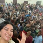 Mirnalini Ravi Instagram – Thank you #madraschristiancollege ❤️for having me 
So grateful for all that love & overwhelming response 🥲🙏
Sending you all my heartfelt gratitude ♥️ Madras Christian College